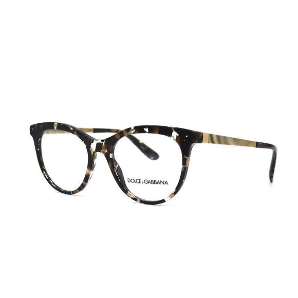 DOLCE&GABBANA DG3316 911 BLACK HAVANA AUTHENTIC EYEGLASSES FRAME